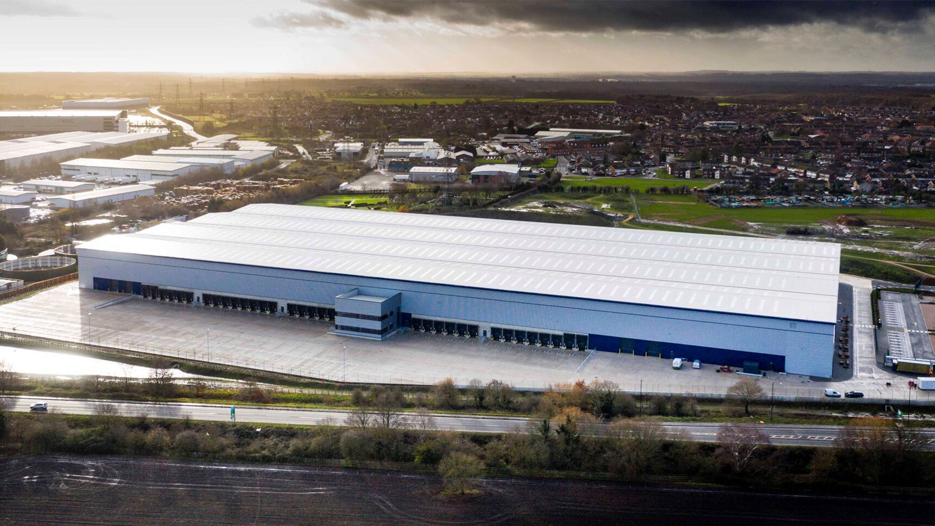 Baynham Meikle Armthorpe Doncaster aerial view wide