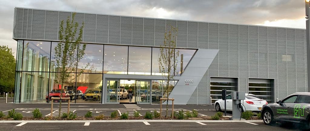 Baynham Meikle Audi dealership Farnborough Exterior