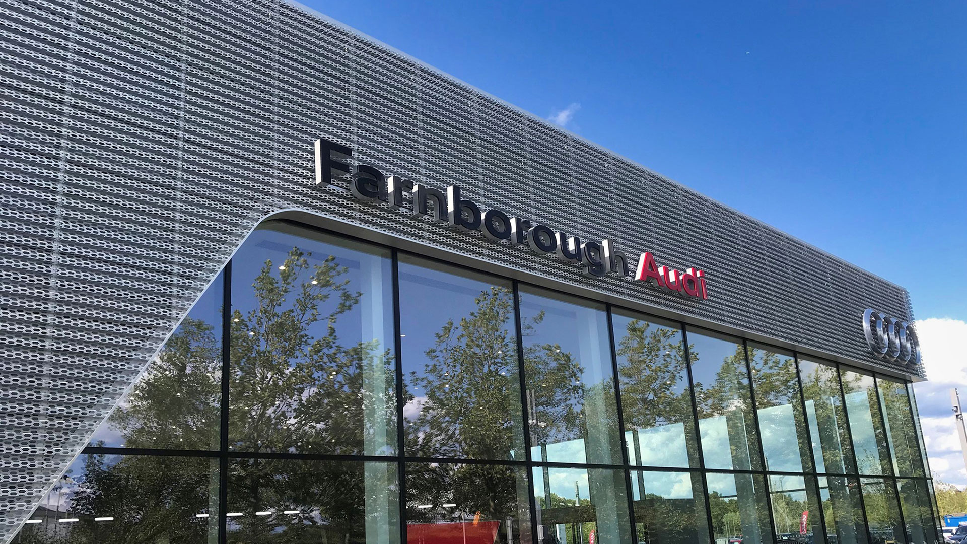 Baynham Meikle Audi dealership Farnborough