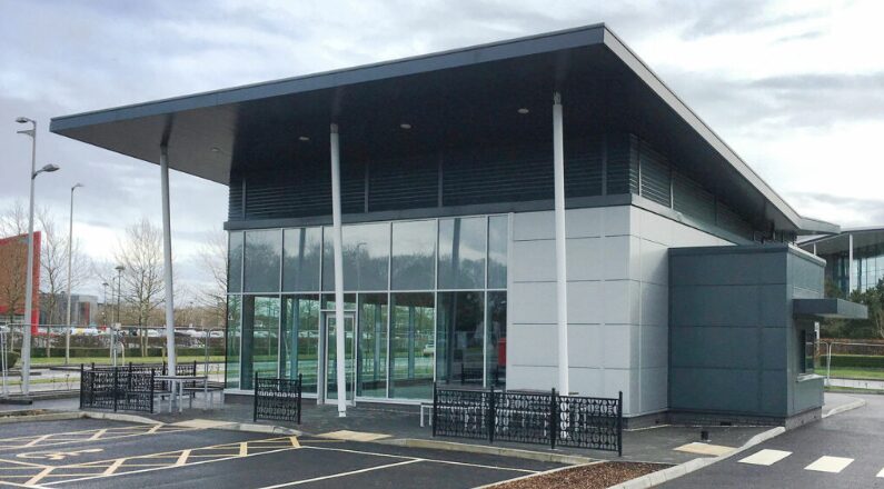 Baynham Meikle Costa Coffee Farnborough full building view