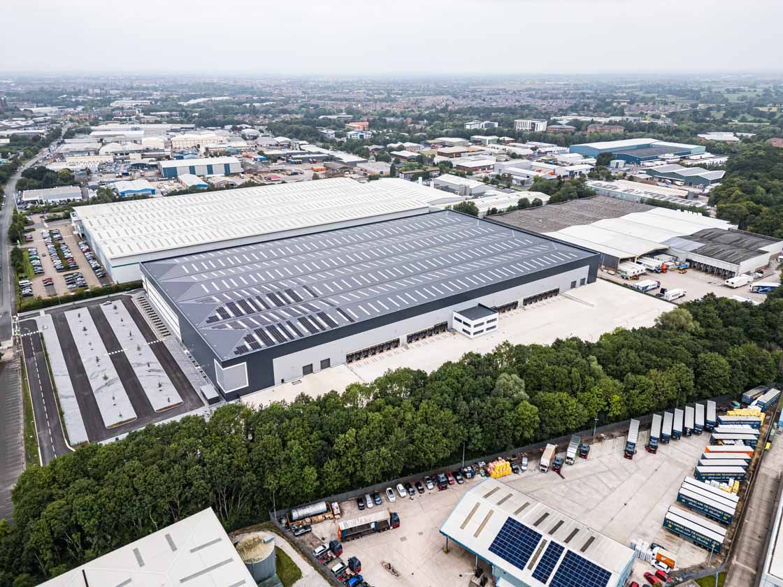 Baynham Meikle Crewe 335 full aerial view