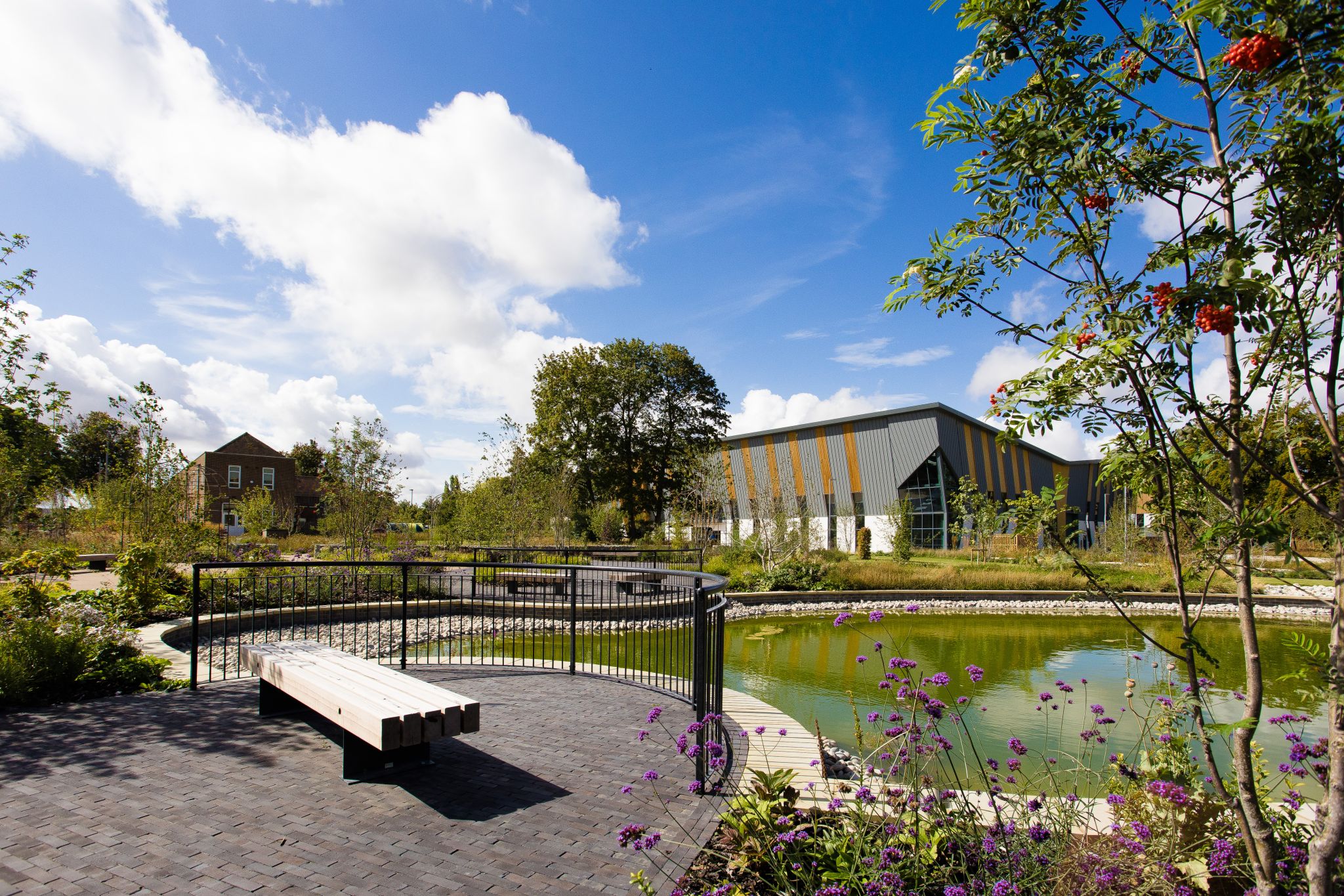 Baynham Meikle Pico Park Oxford lake and main building
