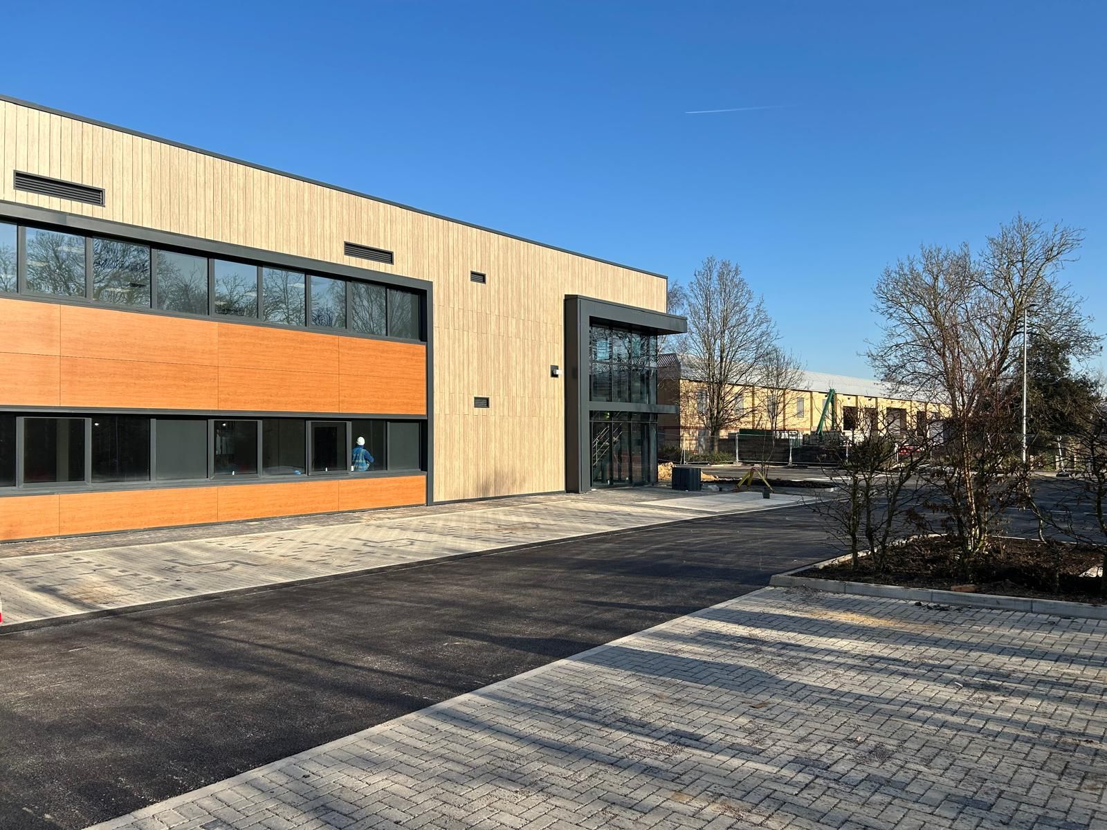 Baynham Meikle Radius Park Heathrow side elevation